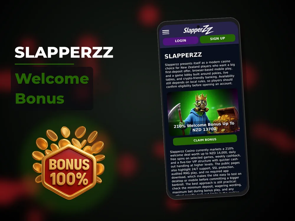 Slapperzz - Welcome Bonus