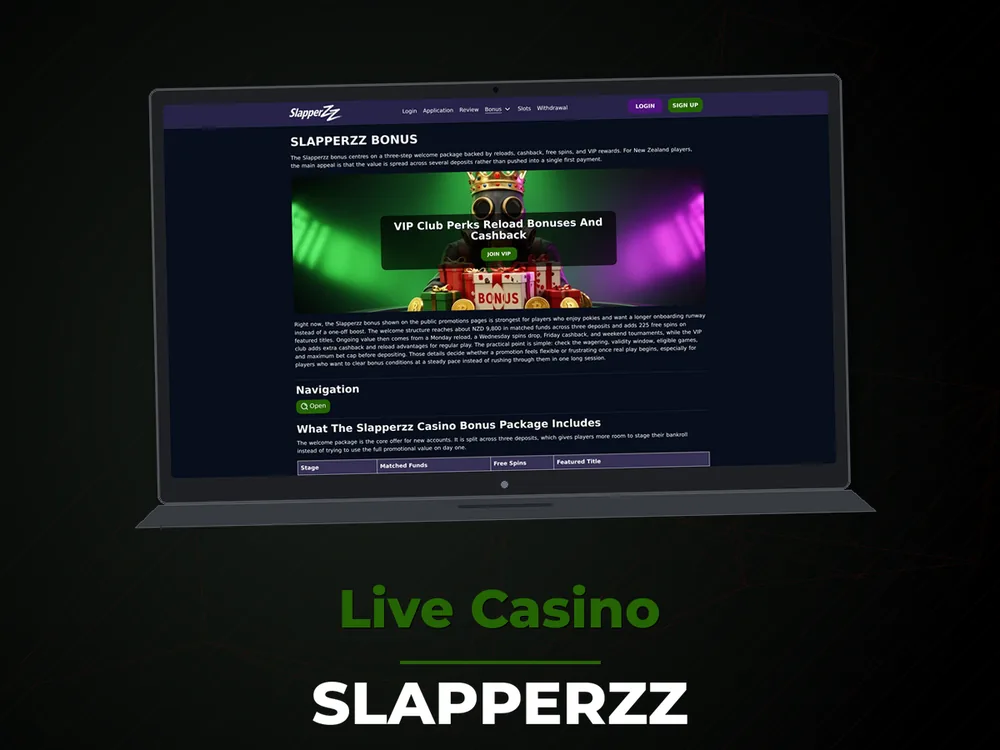 Slapperzz - Live Casino