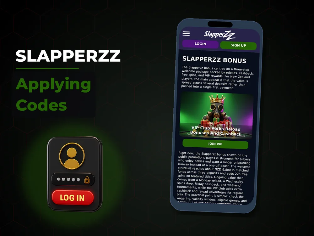 Slapperzz - Applying Codes