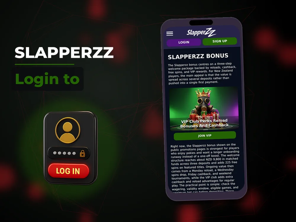 Slapperzz - Login to