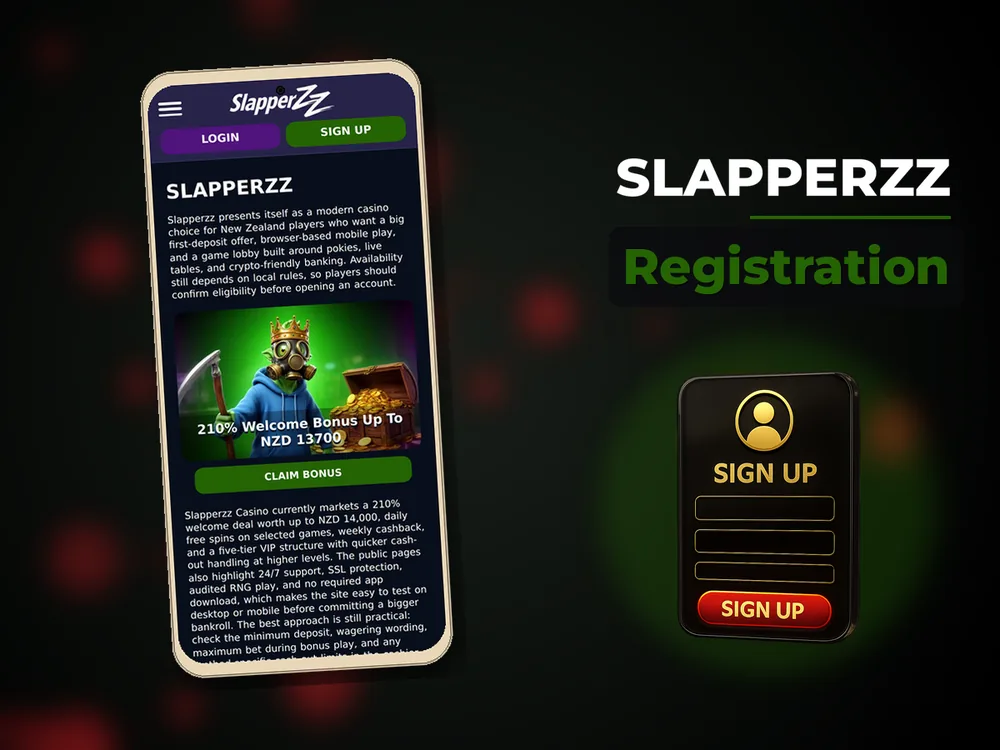 Slapperzz - Registration